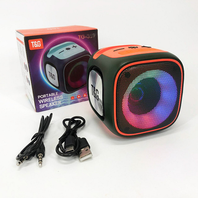 Bluetooth колонка с функцией радио TG359, Громкая блютуз колонка, Блютуз колонка с флешкой TY-193 и радио Киев - изображение 7