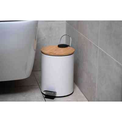 Контейнер для сміття Ardesto Minimalism З педаллю Білий 3 л (ARHB3601WB) Вінниця