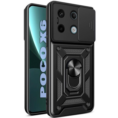 Чохол до мобільного телефона BeCover Military Poco X6 Black (711006) Вінниця - фото 1