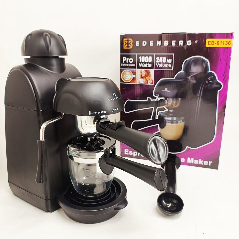 Еспресо кавоварка Edenberg EB-61136 4 чашки 240мл RJ-52 Львів - фото 7