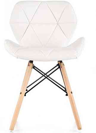 Крісло для кухні Bonro B-531 екошкіра сучасний стілець з м'яким сидінням Білий Київ