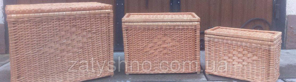 Набір плетених ящиків з лози Київ - фото 4