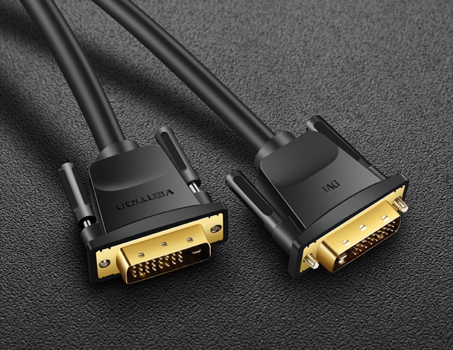 Кабель DVI-D 24M - 24M, 1.5 м, 2K 60Hz Dual Linik Vention Винница - изображение 5