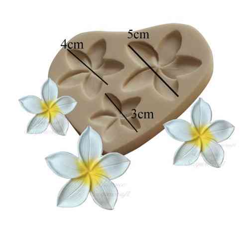 Молд силіконовий Орхідея 9 на 8 см сірий Київ