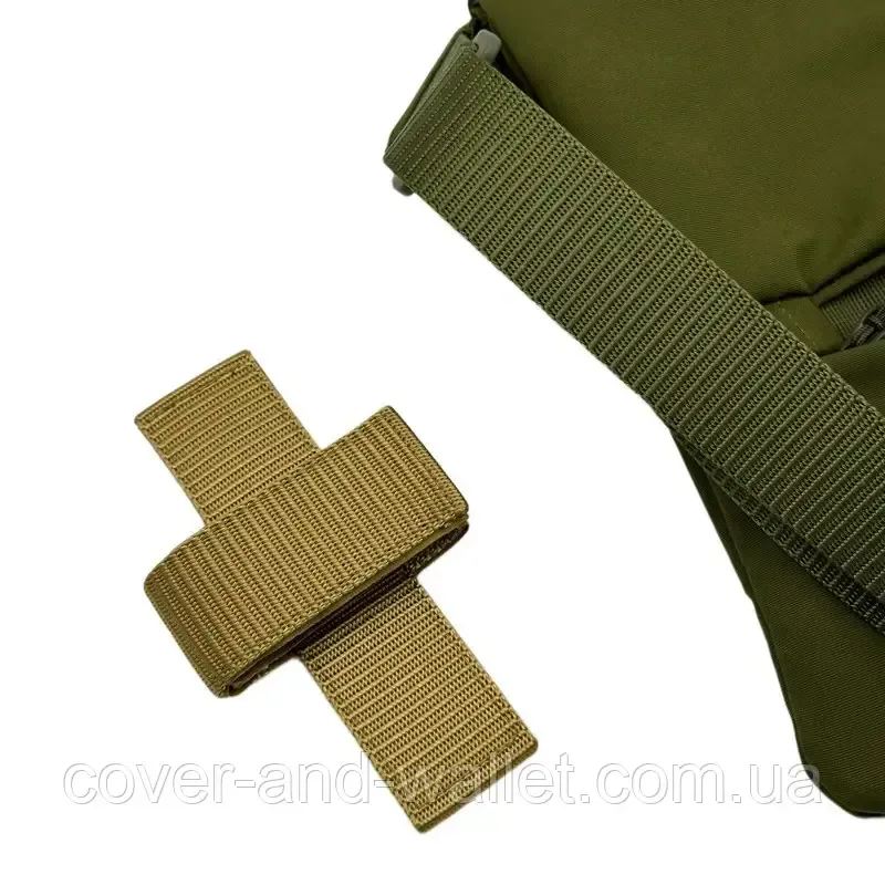 Тактическая сумка через плечо для скрытого ношения пистолета цвет олива 902781 Киев - изображение 7