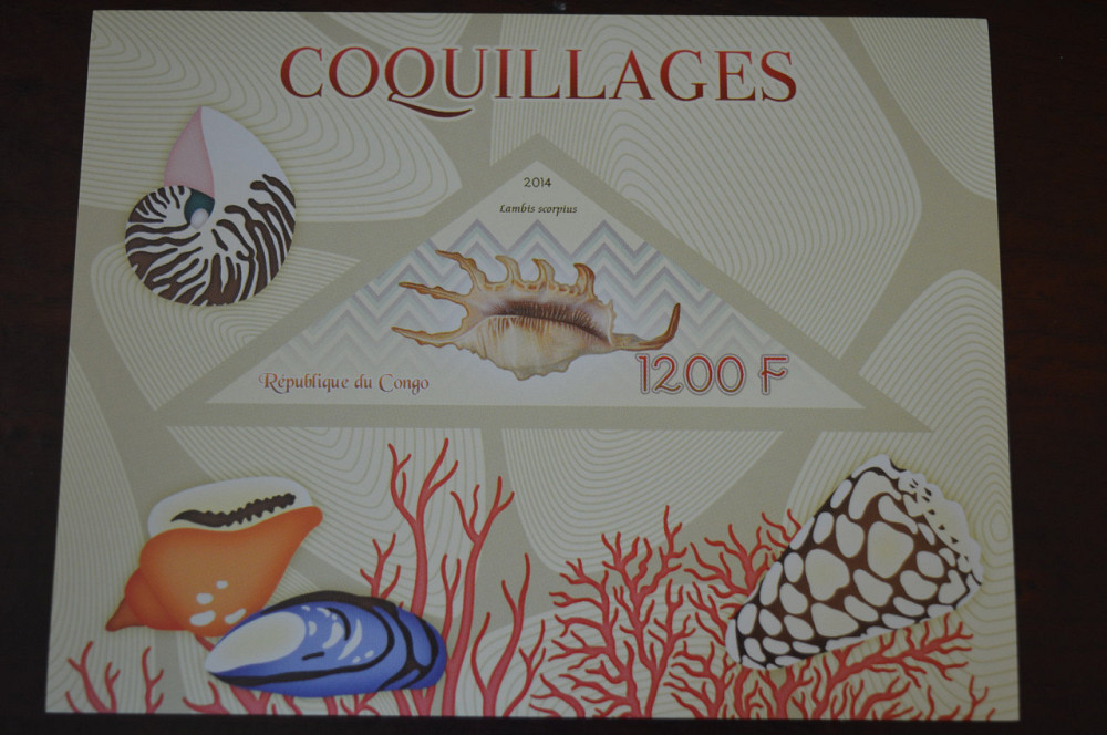 Конго. Фауна. Личности. Блок. 2014 р. (А-34) Полтава - фото 1