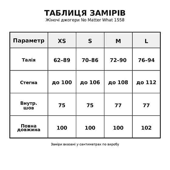 Штани женские No Matter What 1558 спортивные джоггеры с высокой посадкой светло-серые, светло-серый, M Киев