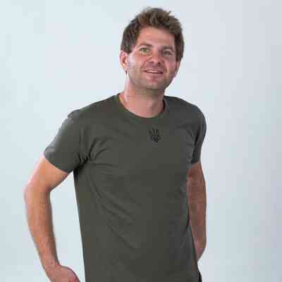 Футболка Sol's Imperial 190 Тризуб хакі L (11500269/141L) Вінниця