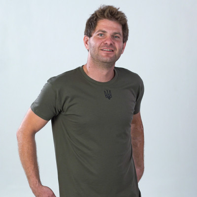 Футболка Sol's Imperial 190 Тризуб хакі L (11500269/141L) Винница - изображение 1