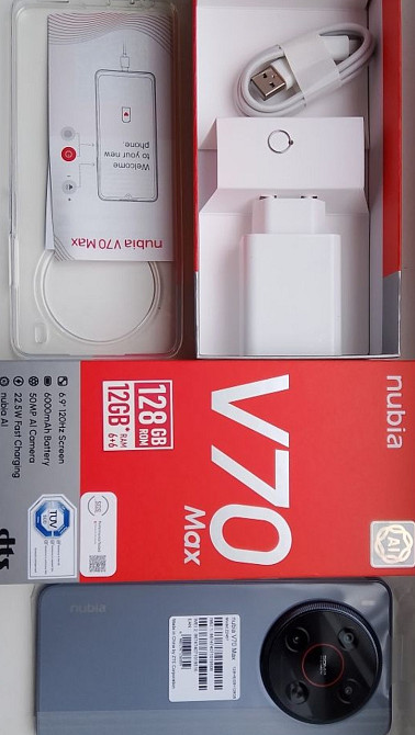 Ударостійкий монстр автономності Nubia V70 MAX захист IP54 6000 мА·год Київ - фото 1