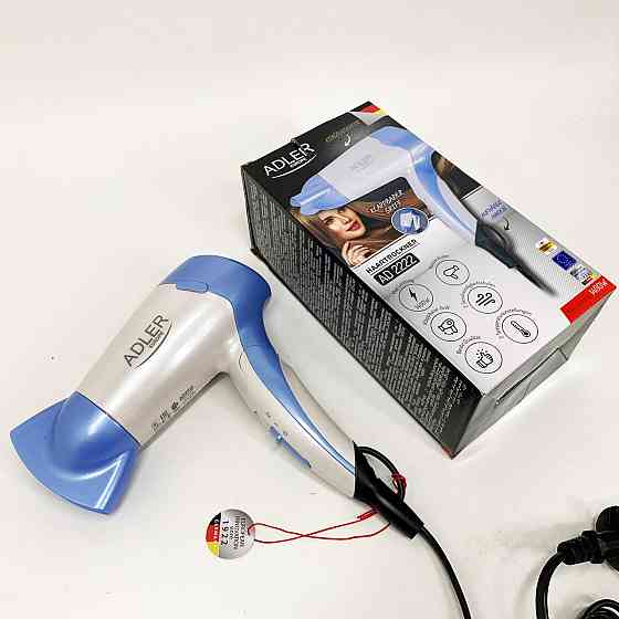 Электрический фен для гладких волос, Фен с ионизацией для укладки Фен-стайлер сушки волос DE-64 Львов