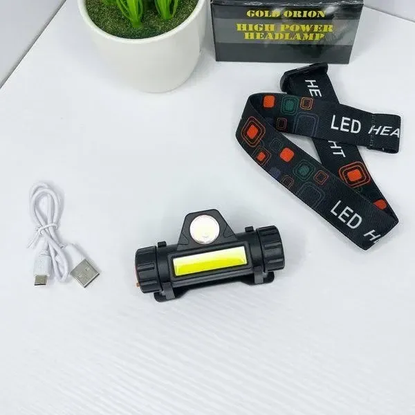 Універсальний ліхтар Bailong BL-8101-XPE+COB налобний і ручний, потужний світлодіодний для туризму та роботи Одеса - фото 1