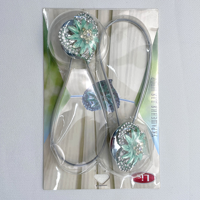 Магніти для штор та гардин "Amour" набір 2 шт М'ятний (81-211) Київ - фото 8