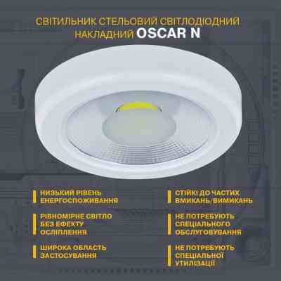 Светильник Electrum Oscar N- 40W 4000К IP54 (B-LD-1972) Винница