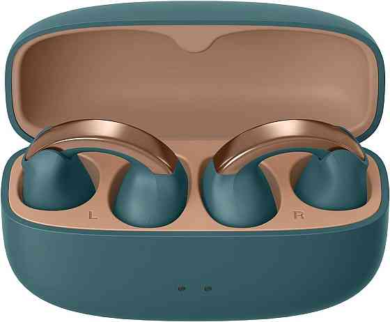 Наушники JVC HA-NP1T-A Бирюзовые, TWS Open Bluetooth 5.3, 24 ч работы, multipoint, быстрая зарядка, Киев