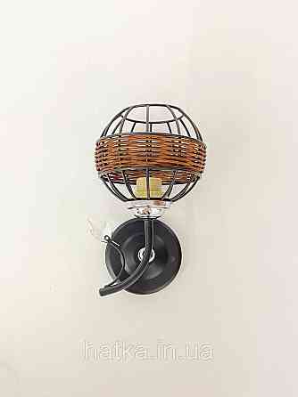 Настінне бра на 1 плафон B-91188A/1 чорний+хром Київ