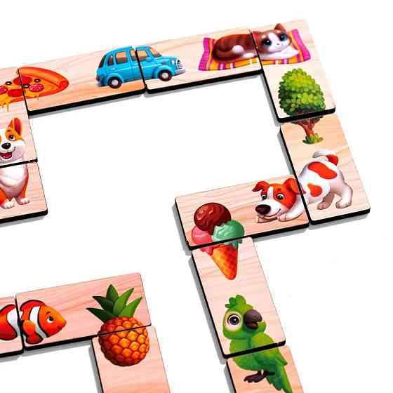 Дерев'яне доміно "Половинки" (ПСД266) PSD266 Вінниця