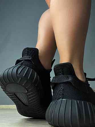 Кроссовки женские NM 11-301-2 в стиле Yeezy из дышащей сетки черные, 36, 23 см Одесса