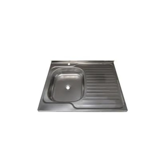 Кухонна мийка GLON 80x60 Decor подвійна товщина 0,8 мм накладна (GL0006) Харків