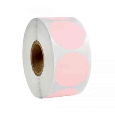 Этикетка UKRMARK термо ECO 38x38/0.1тыс, круг, розовый (900387) Винница