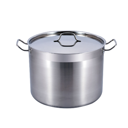 Каструля нержавіюча сталь циліндрична 22л з кришкою ZB-34 Interos Житомир