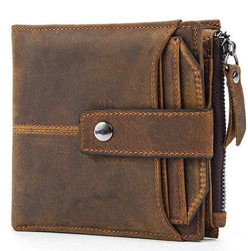 Кошелек с потертостями Vintage 14689 Коричневый Киев - изображение 1