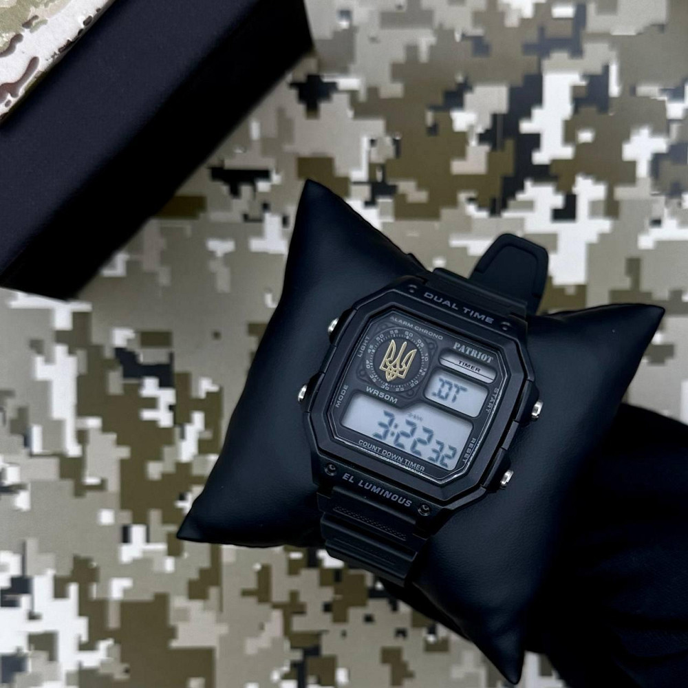 Patriot 010BKUAGD Тризуб золото Чорні + Коробка. SBR Киев - изображение 2