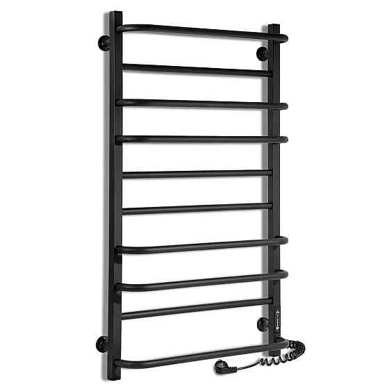 Електричний полотенцесушитель Laris Зебра Комфорт ЧК10 500Х900 Е чорна Київ