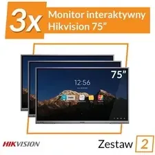 Інтерактивна дошка Hikvision 2X Monitor Interaktywny 75” (INC_2) Київ - фото 1