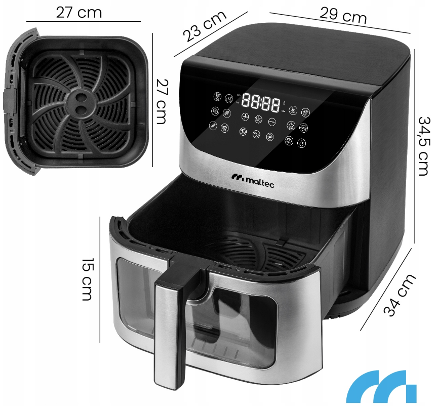 Фритюрница MalTec 1800Вт 9л (Польша) Киев - изображение 4