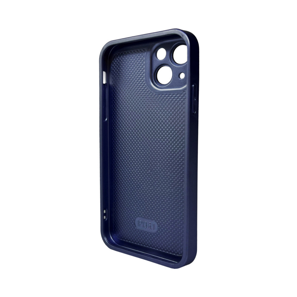 Чохол для смартфона AG Glass Matt Frame Color Logo for Apple iPhone 12 Navy Blue Київ - фото 9
