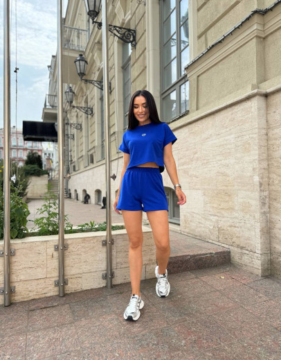 Трикотажний літній костюм шорти і футболка "Carter"| Батал Електрик, 50-52 Київ - фото 5