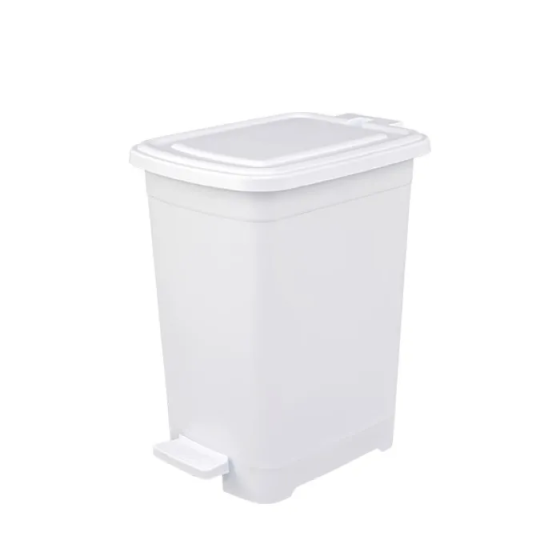 Відро з педаллю 15л вузьке "ELIF" біле Харків