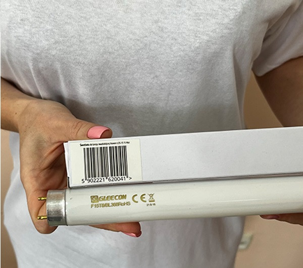 УФ лампа Gleecon для уничтожителей насекомых, 15 Вт Днепр - изображение 4