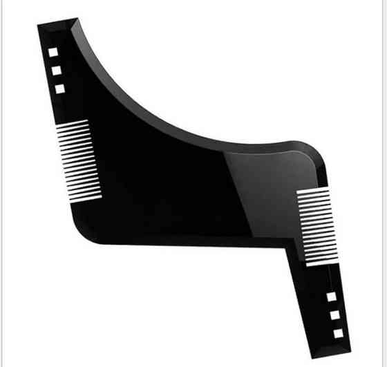 Шаблон для бороды, трафарет для бороды и усов, стайлер, триммер для бороды, чорный Киев