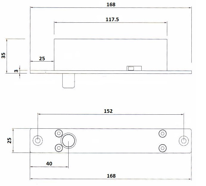 Замок електроригельний SEVEN BL-728T Київ - фото 6