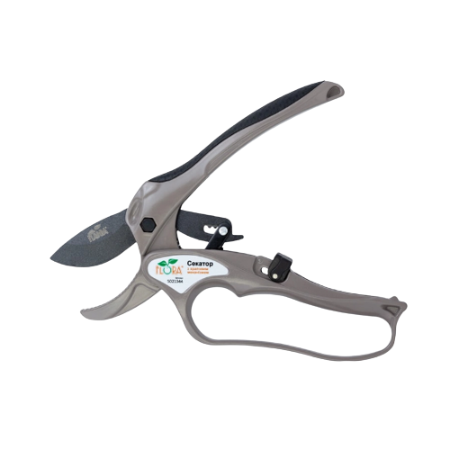 Сікатор з храповим механізмом нержавіюча сталь 205мм Flora Житомир