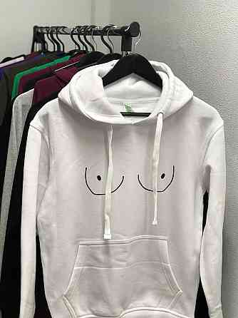 Женская толстовка\ худи unisex с принтом груди. Черновцы