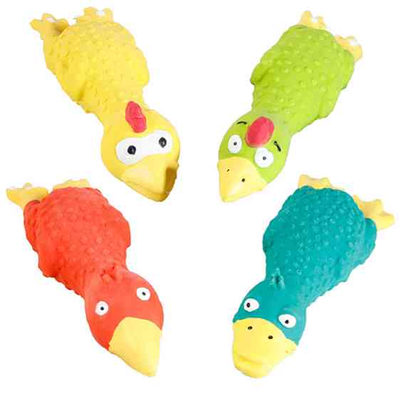 Flamingo Latex Sky Dive ФЛАМИНГО СКАЙ ДАЙВ латексная игрушка с пищалкой для собак Киев