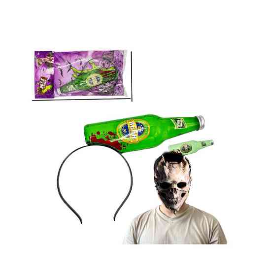 Обруч на Хэллоуин Бутылка one size разноцветный Киев