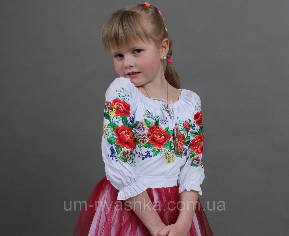Дитяча блузка з вишивкою - вишиванка "Ладочка" Кривий Ріг - фото 1