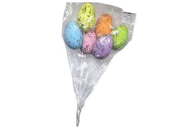 Декор крупной Easter eggs 20х4см (6шт/уп) R40487 ТМ STENSON Киев