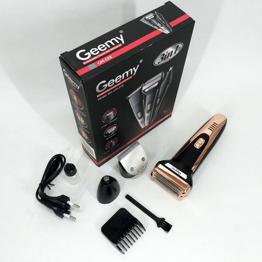 Електробритва для гоління, Акумуляторна машинка для стрижки Акумуляторна бритва гоління голови RS-92 Івано-Франківськ - фото 9