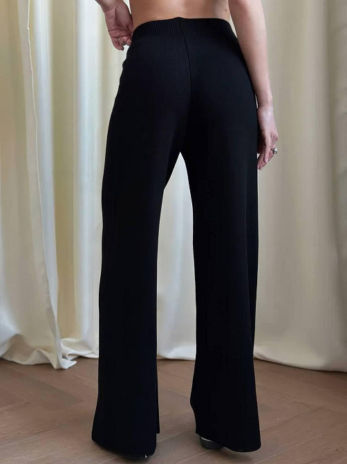 Женский теплый базовый костюм двойка из премиум ангоры Черный, 46 Одесса - изображение 2