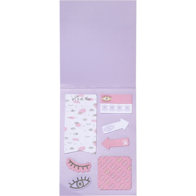 Папір для нотаток Yes з липким шаром Donna в наборі, 8x20 аркушів (170278) Вінниця - фото 2