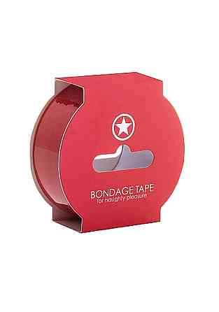 Бондажна стрічка Non Sticky Bondage Tape 17,5 м, червона Sex Aura Київ