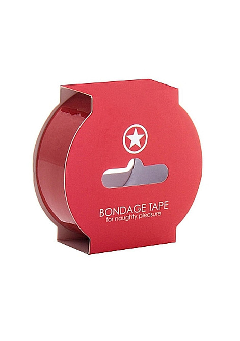 Бондажна стрічка Non Sticky Bondage Tape 17,5 м, червона Sex Aura Київ - фото 1