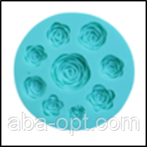 Молд силіконовий Ø 9.5 см Троянди (шт)Aba-Opt.com Одеса - фото 1