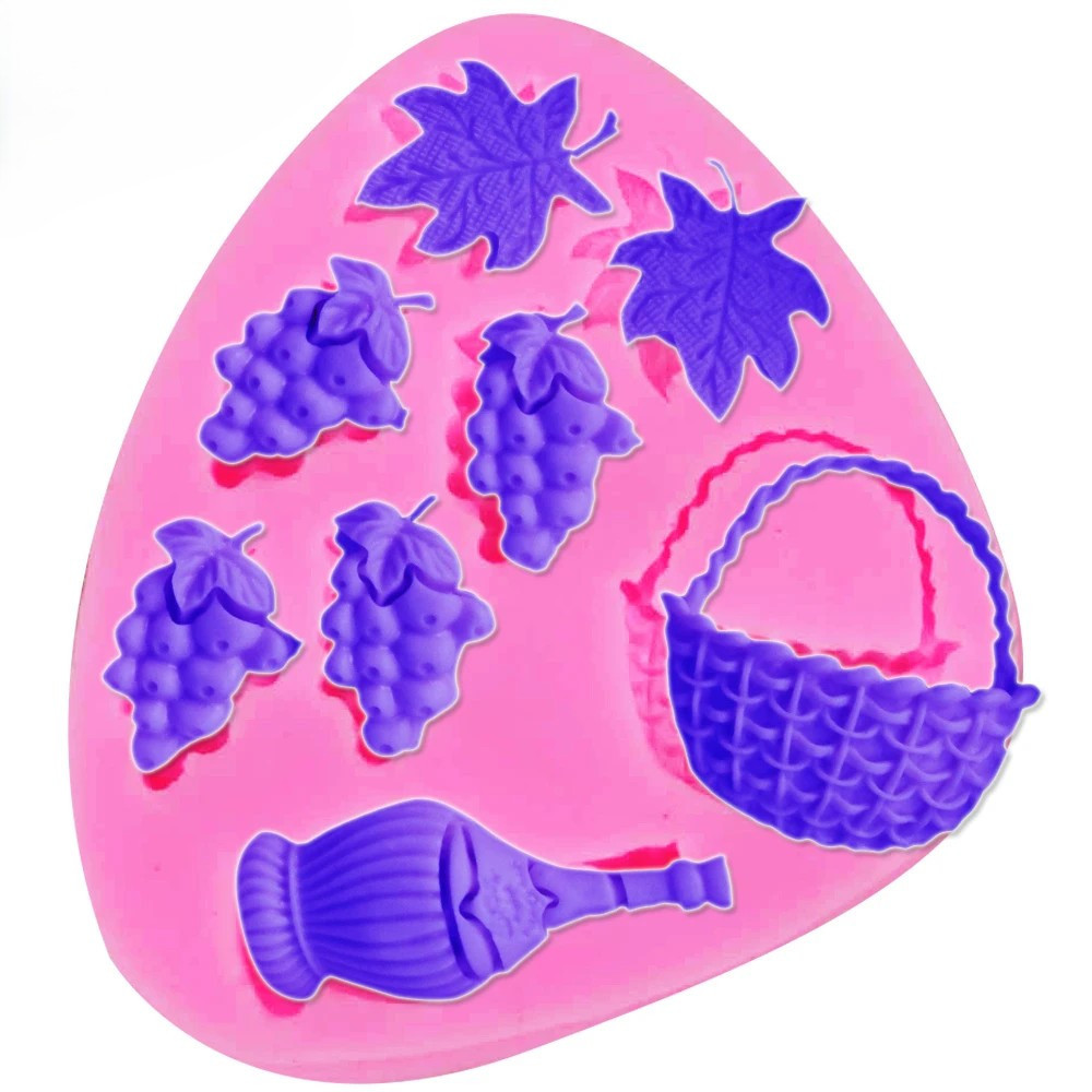 Молд силиконовый Виноград и вино 80 на 72 см рожевий Киев - изображение 9