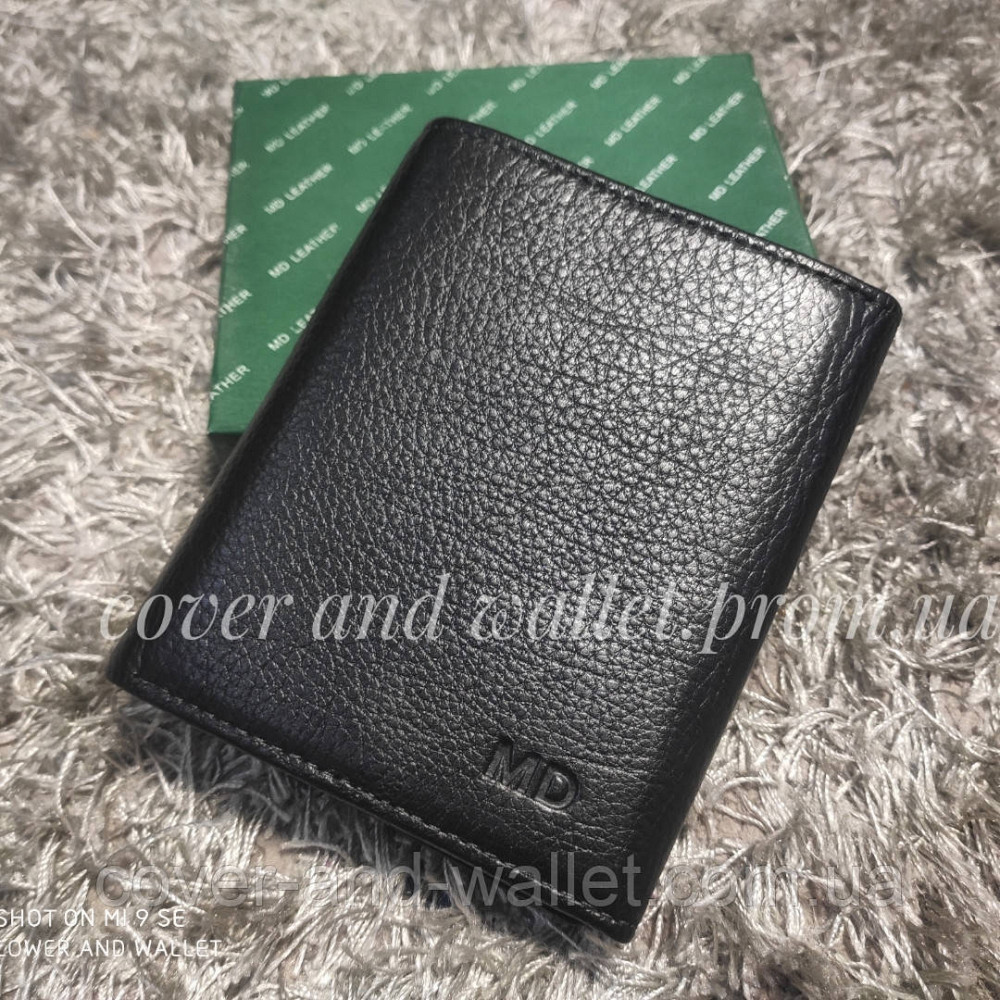 Тонкий чоловічий шкіряний гаманець на магнітній застібці  MC 604 A Київ - фото 6